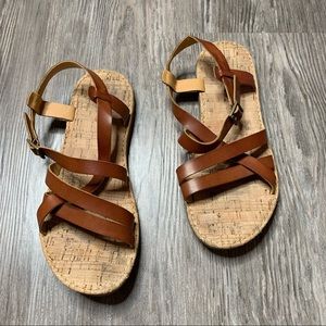 Korks Strappy Sandals Size 8